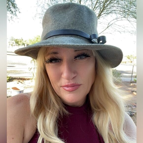 Vintage Glenover Fedora Wool Hat Gray - Picture 2 of 5